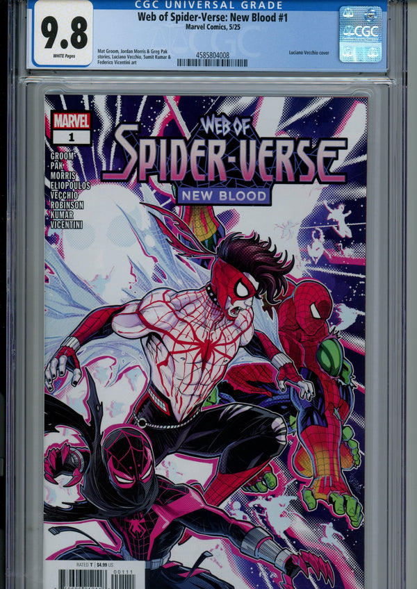 Web of Spider-Verse: New Blood 1 CGC 9.8 (NM/M) (2025)