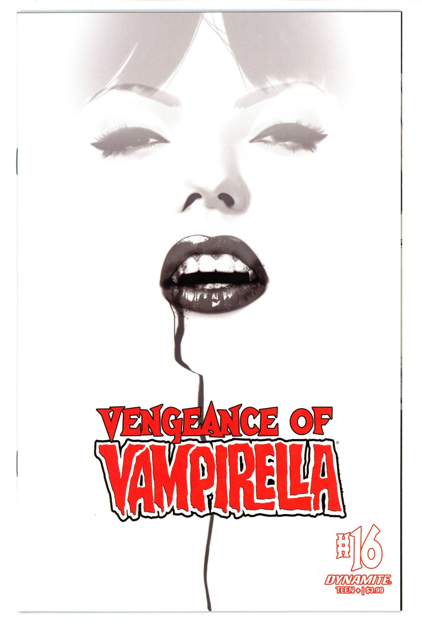 Vengeance of Vampirella Vol 2 16 NM- (9.2) (2021) Oliver B&W Incentive Variant 