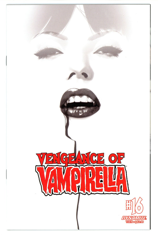 Vengeance of Vampirella Vol 2 16 NM- (9.2) (2021) Oliver B&W Incentive Variant