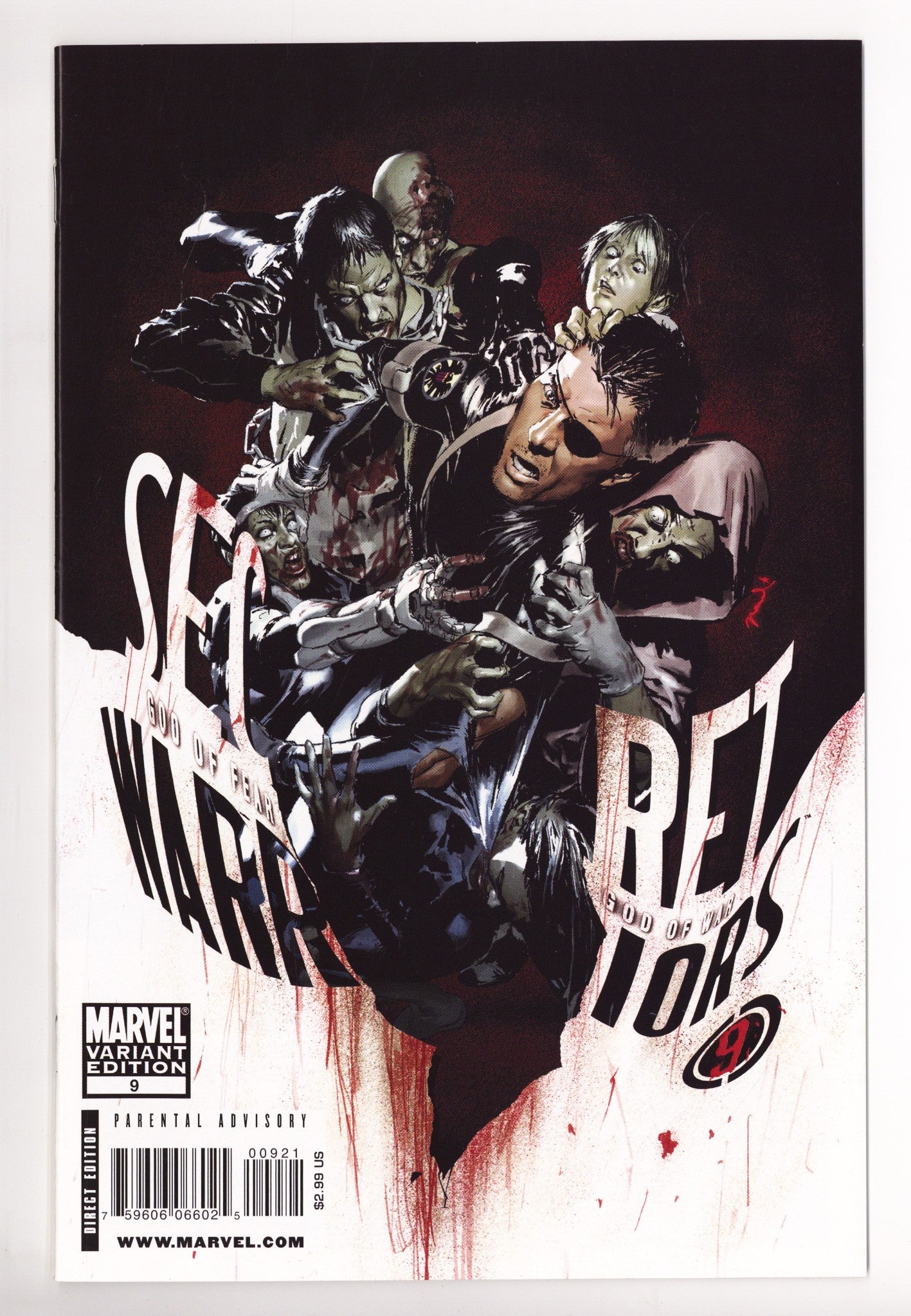 Secret Warriors 9 High Grade (2009) Parel Variant 