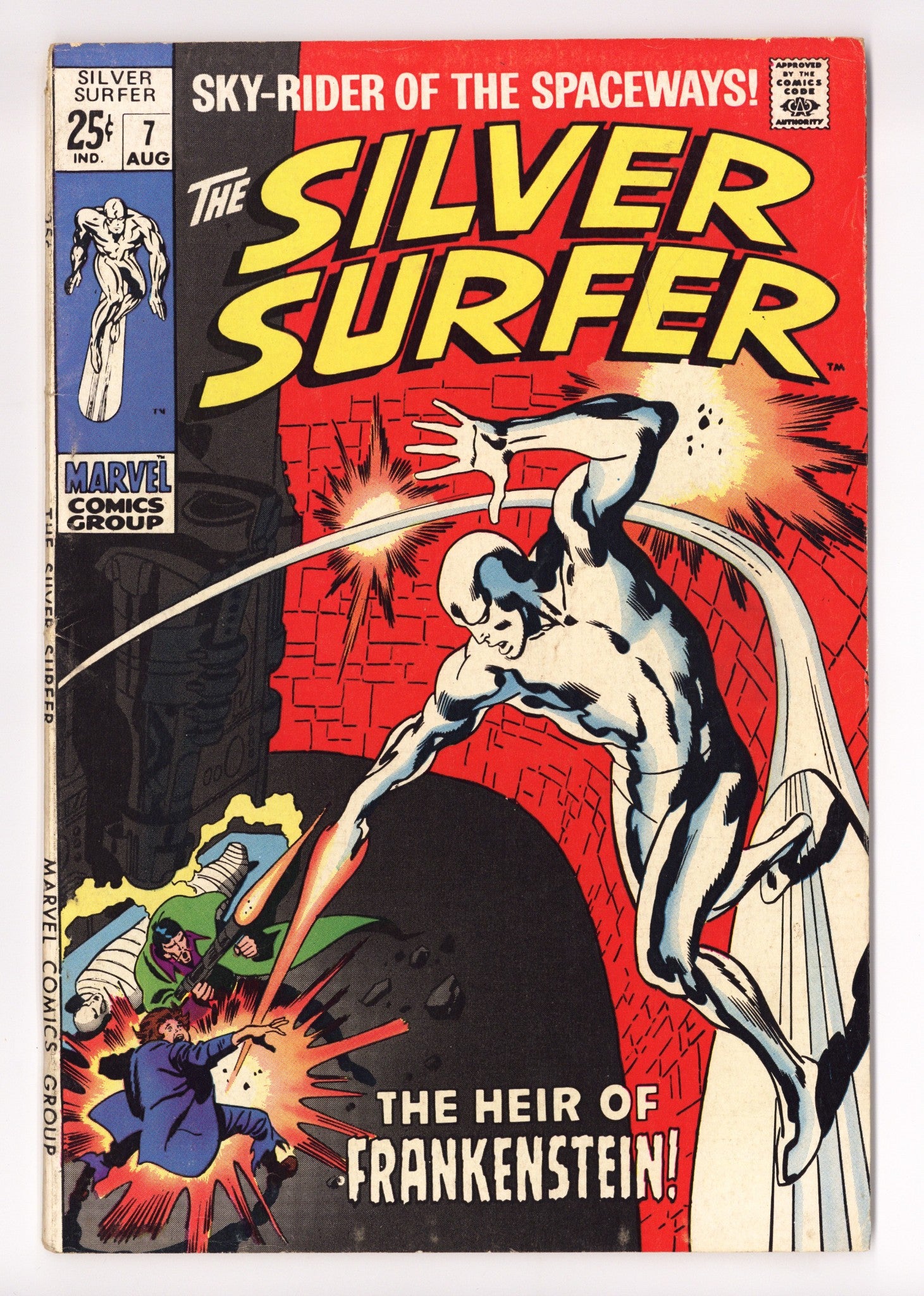 The Silver Surfer Vol 1 7 FN- (5.5) (1969) 
