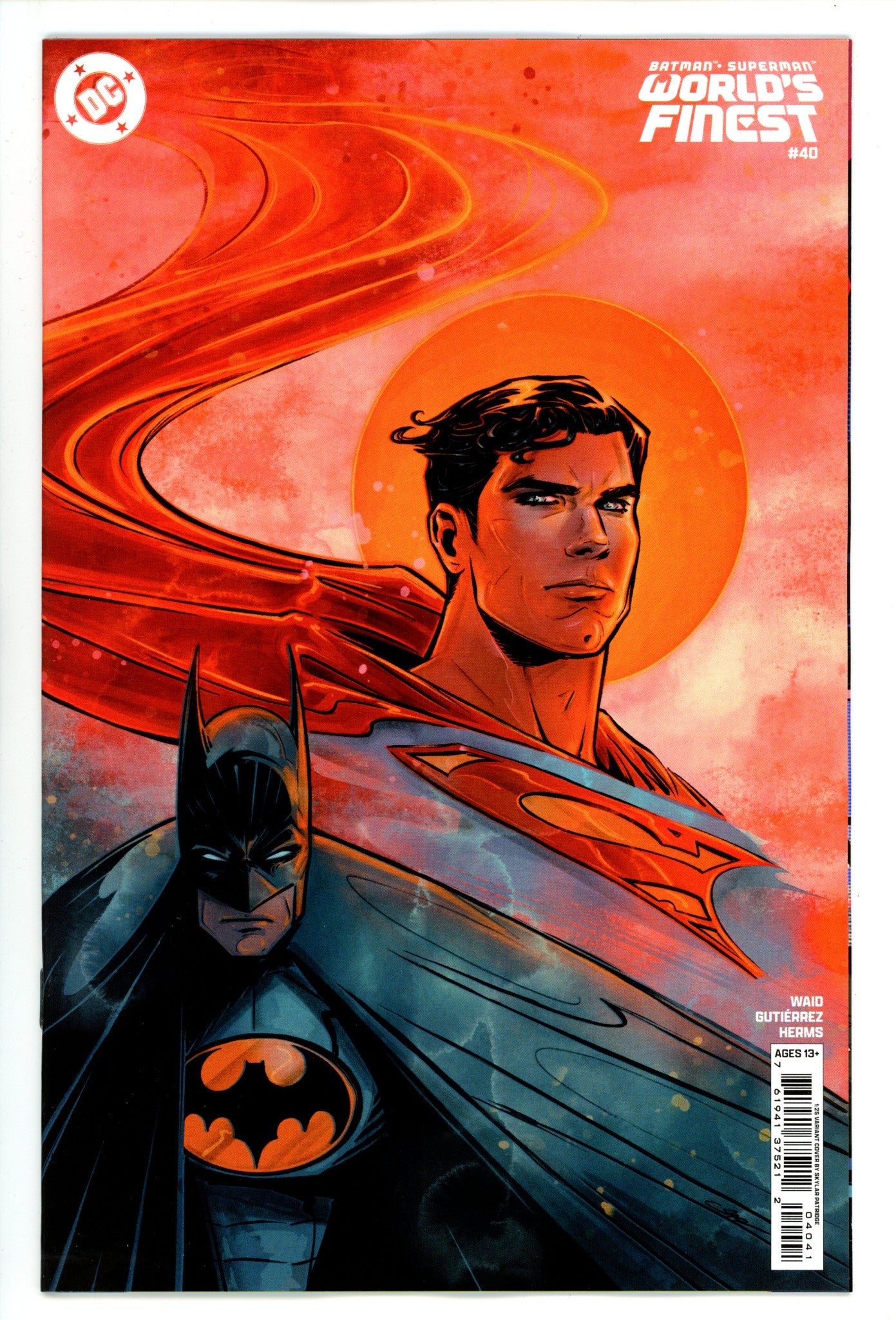 Batman Superman Worlds Finest 40 Patridge Incentive Variant NM (2025)