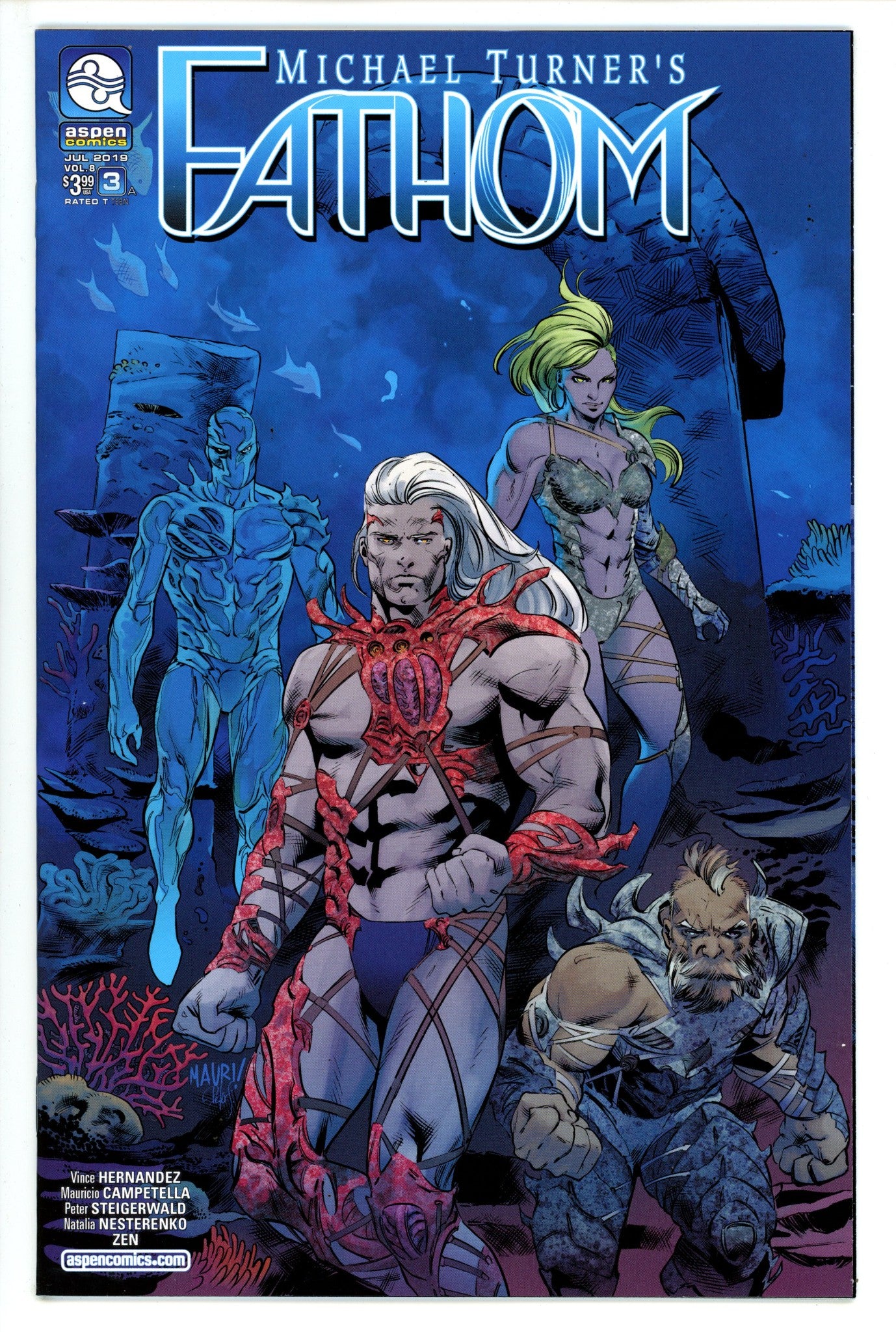Michael Turner's Fathom Vol 7 3 High Grade (2018)