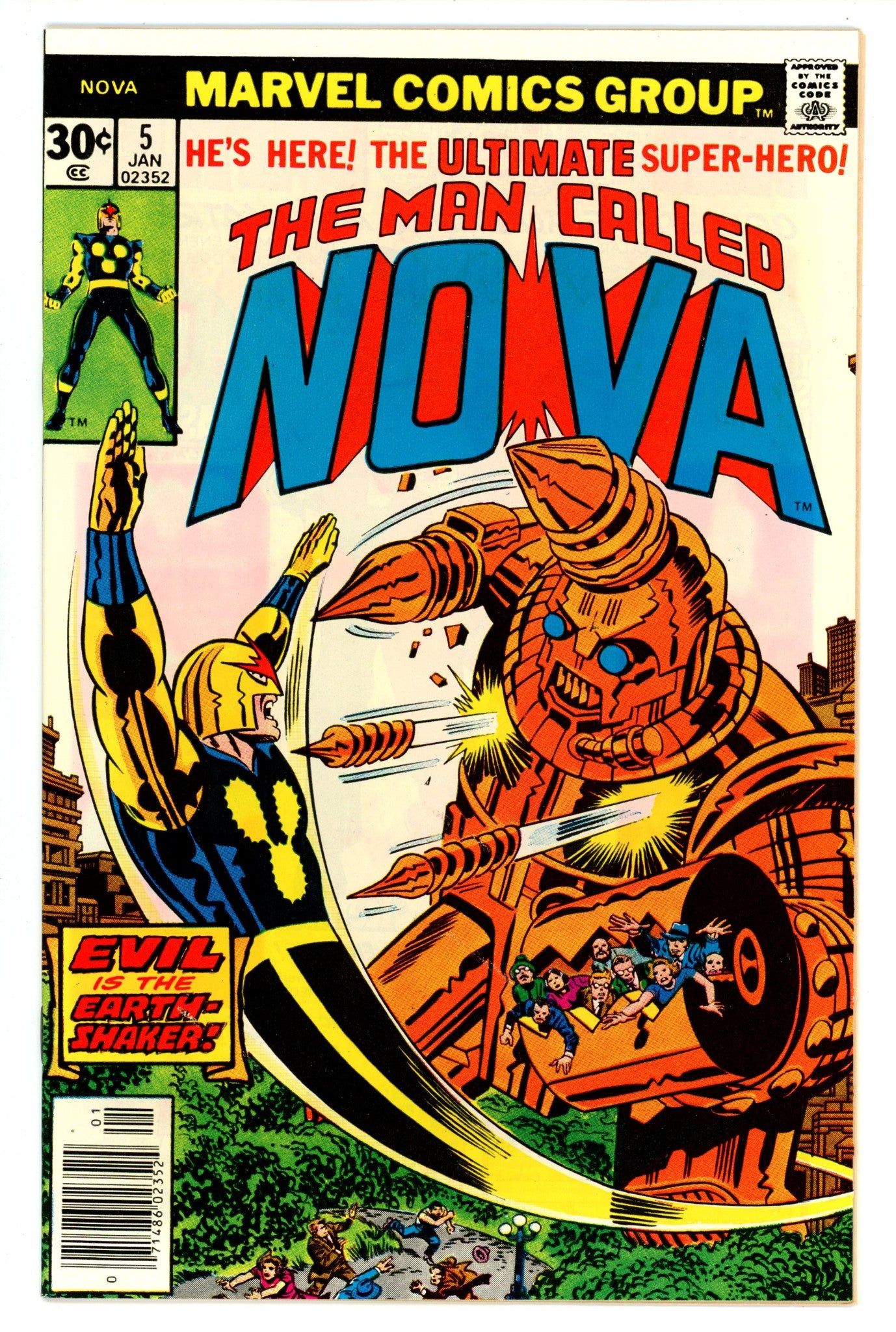 Nova Vol 1 5  VF- (7.5)  (1977)   