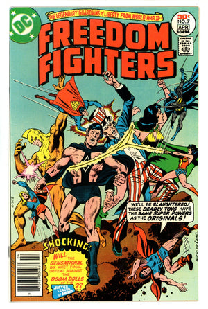 Freedom Fighters Vol 1 7  NM (9.4)  (1977)   