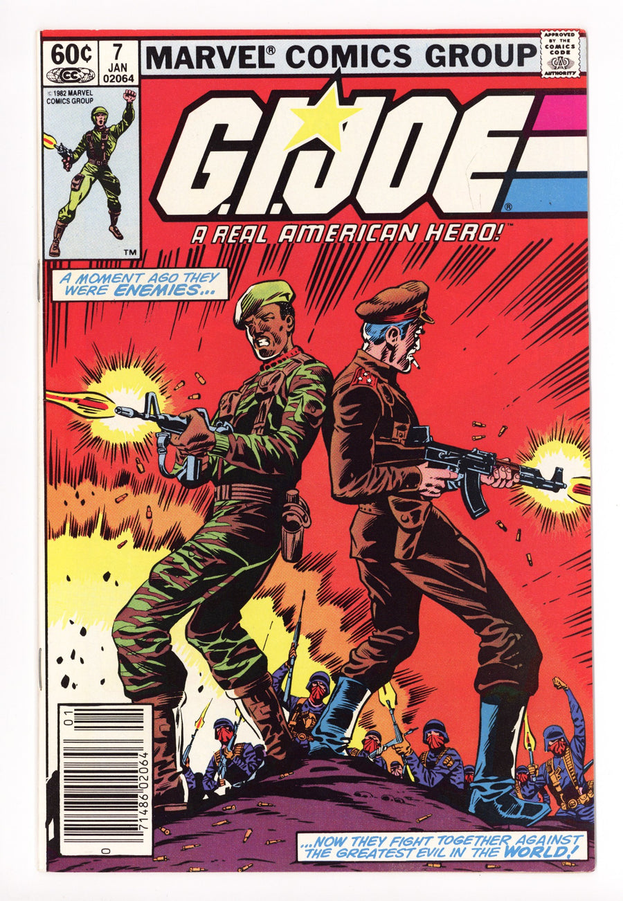 G.I. Joe, A Real American Hero 7 VF+ (8.5) (1983) Newsstand 
