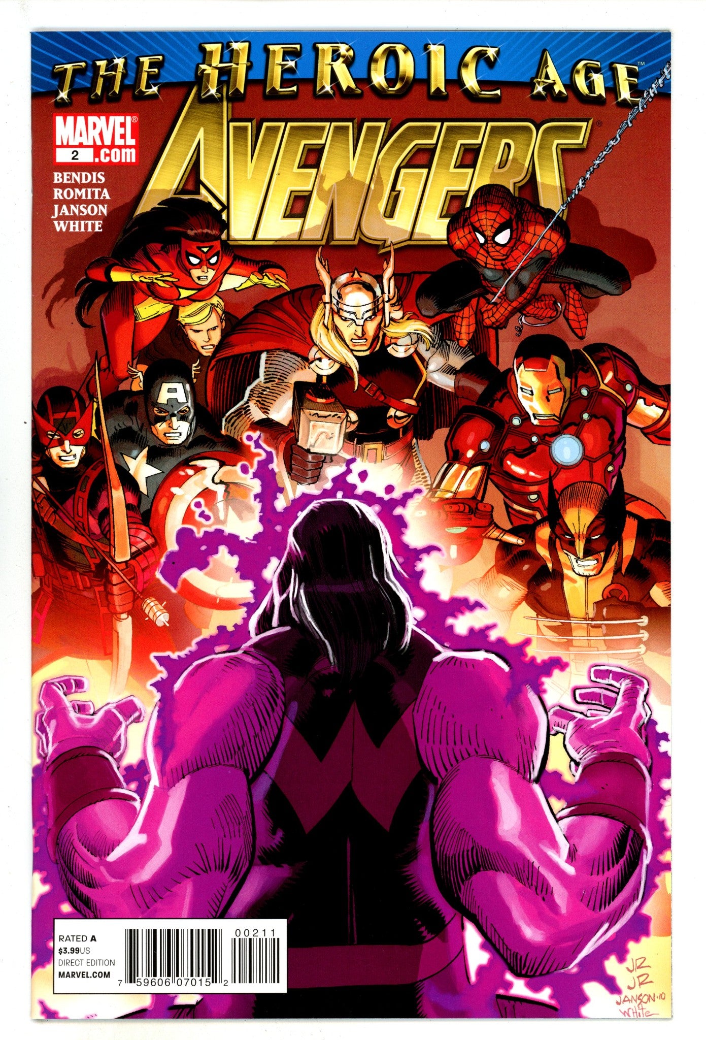 Avengers Vol 4 2 High Grade (2010) 