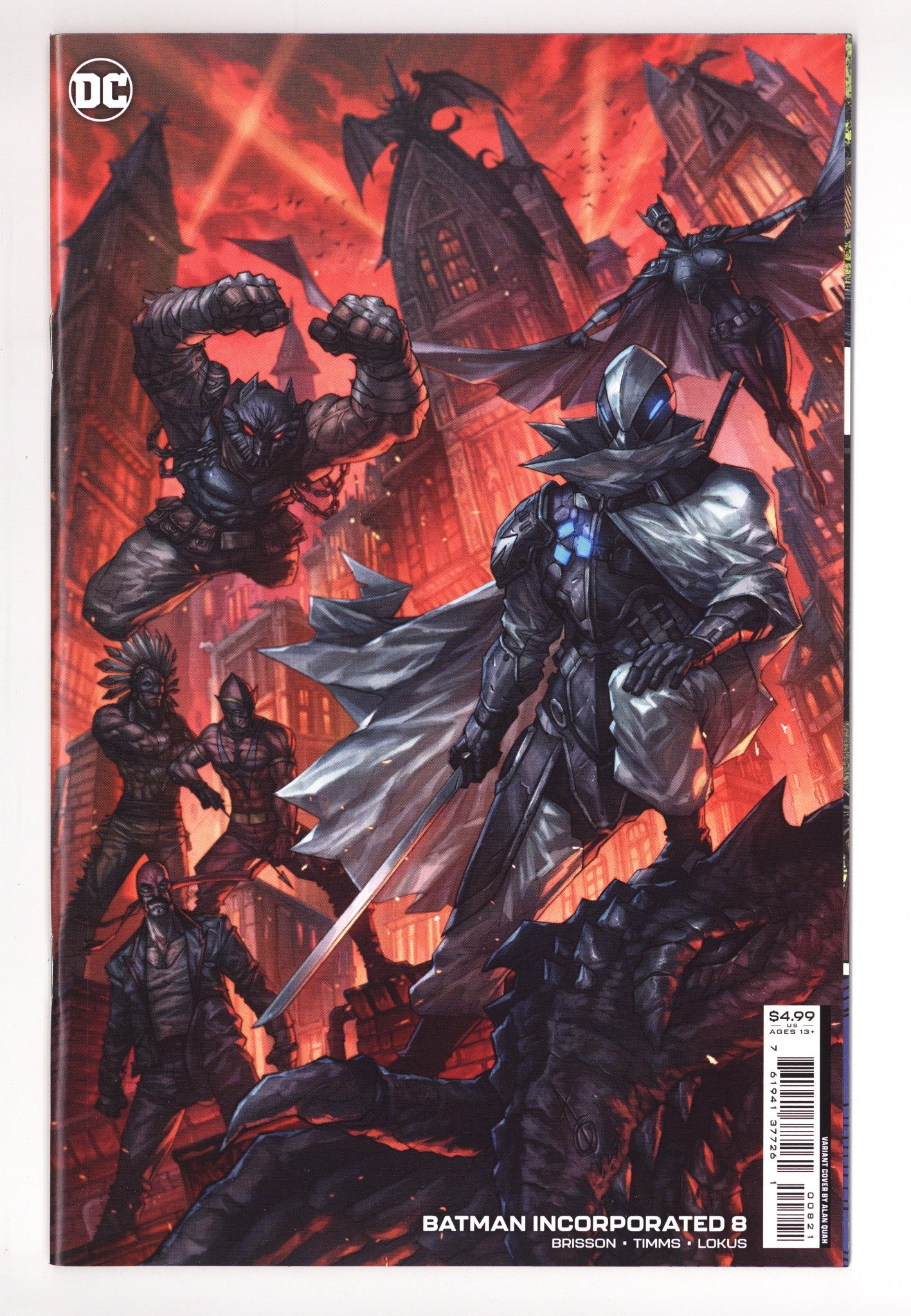 Batman Incorporated Vol 3 8 High Grade (2023) Quah Variant 