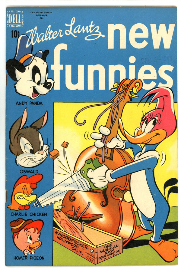 Walter Lantz New Funnies 142 FN/VF (7.0) (1948) Canadian Edition