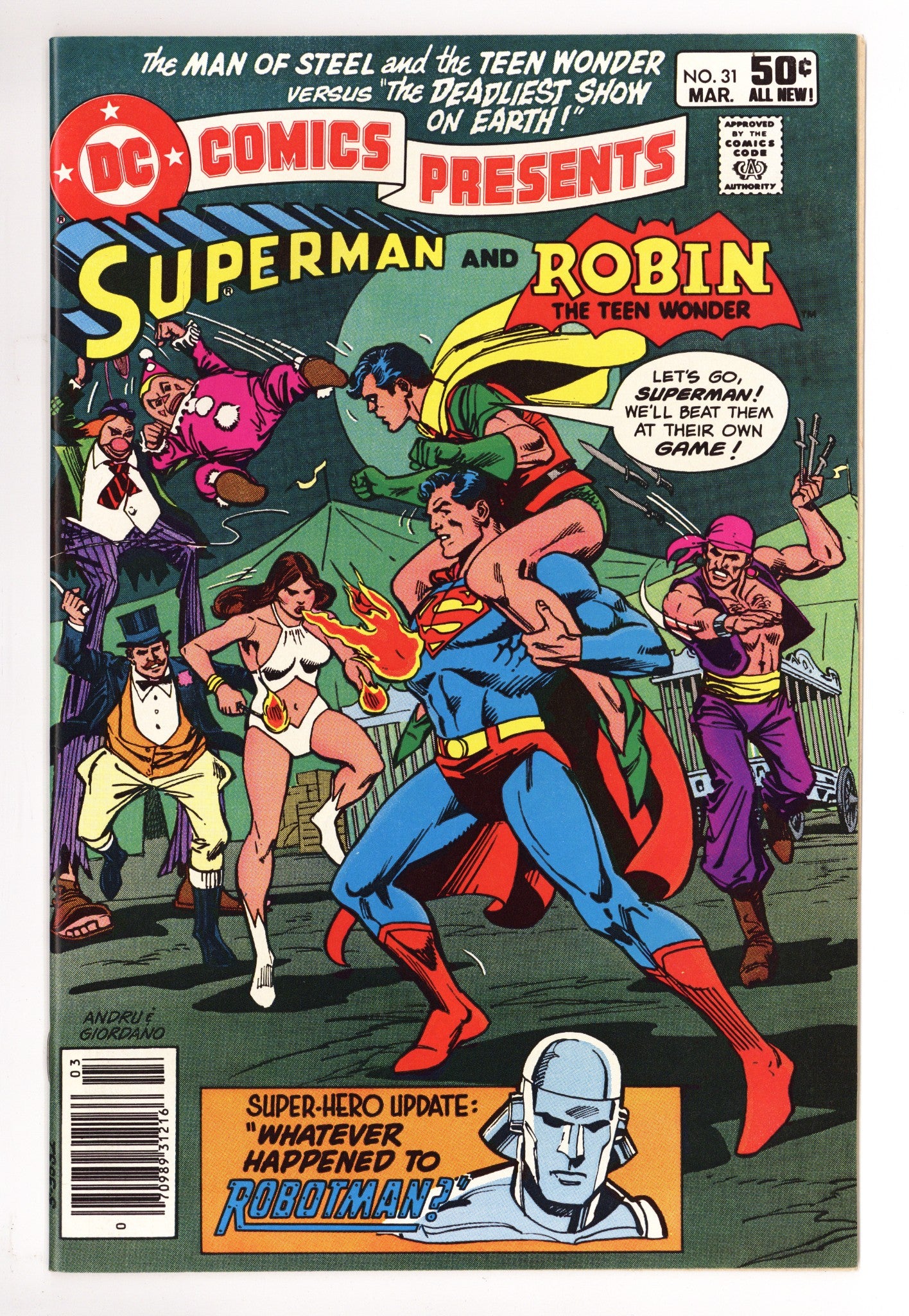 DC Comics Presents Vol 1 31 NM- (9.2) (1981) Newsstand 