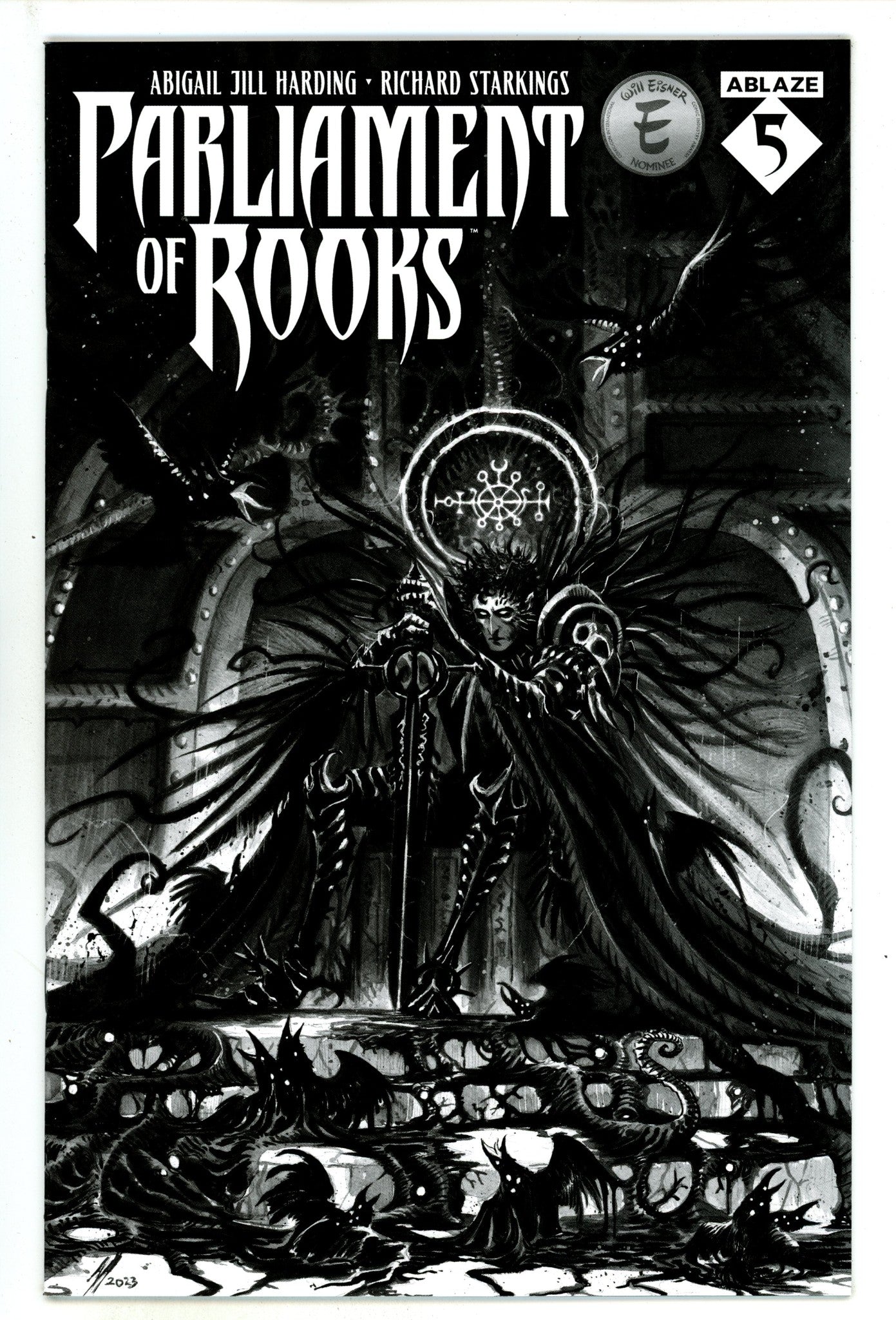 Parliament Of Rooks 5 Harding B&W Variant (1900)