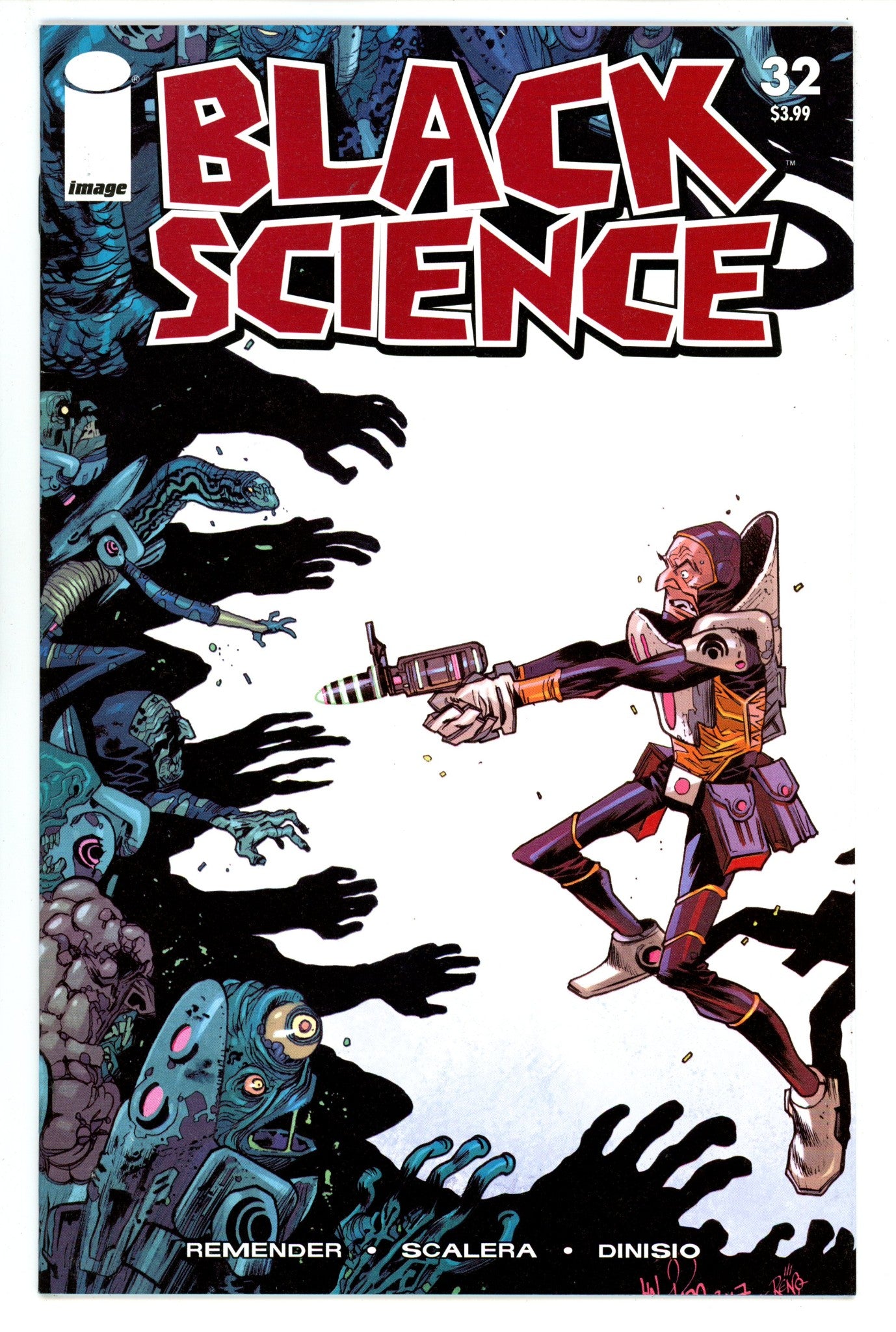 Black Science 32 High Grade (2017) Harren Variant 