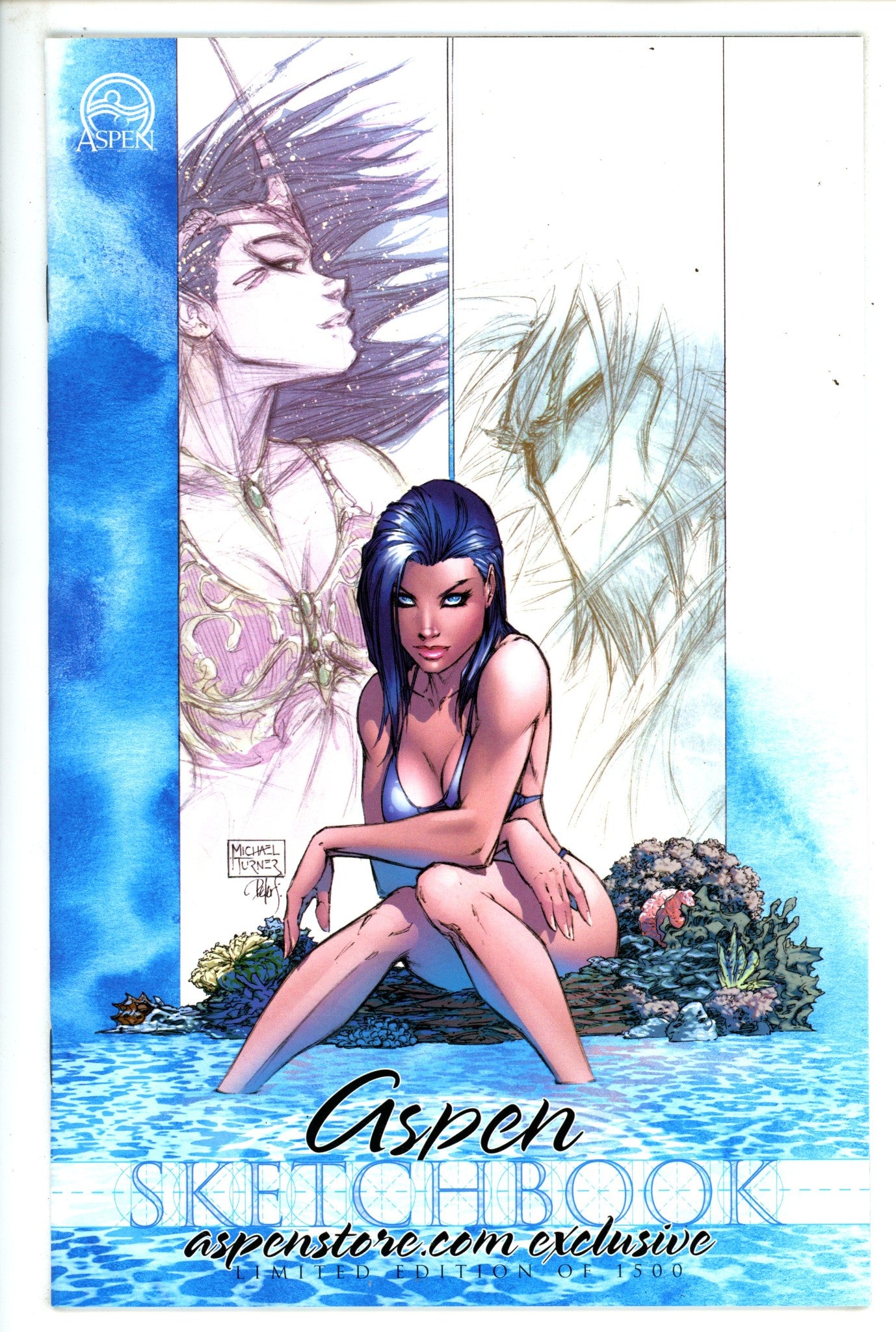 Aspen Sketchbook 1 Turner /1500 Exclusive Variant NM- (2003)