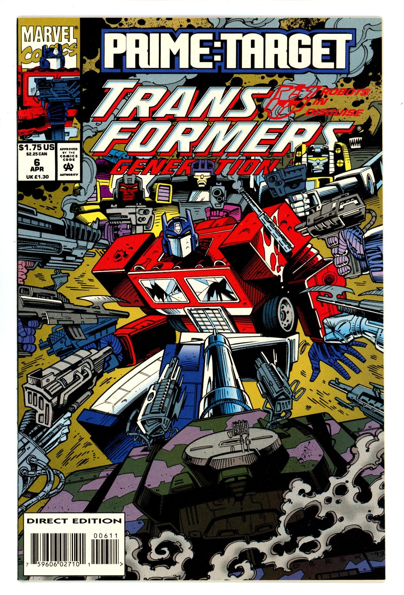 Transformers: Generation 2 6 NM- (9.2) (1994)