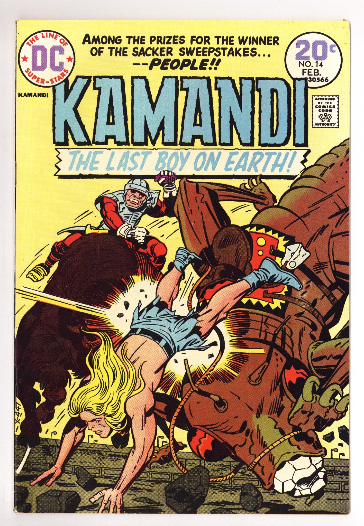 Kamandi, the Last Boy on Earth 14 Low Grade (1974) 