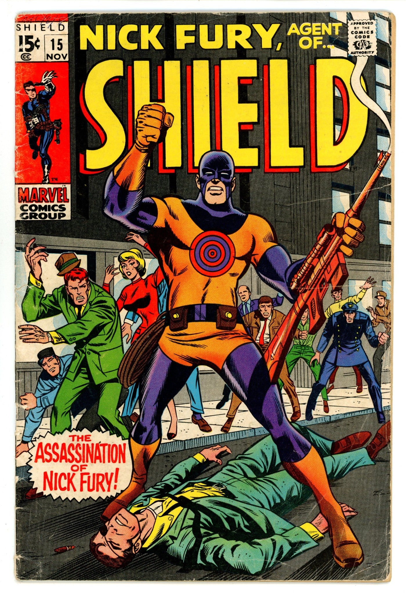 Nick Fury, Agent of SHIELD Vol 1 15 VG- (3.5) (1969) 