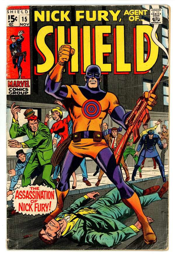Nick Fury, Agent of SHIELD Vol 1 15 VG- (3.5) (1969)
