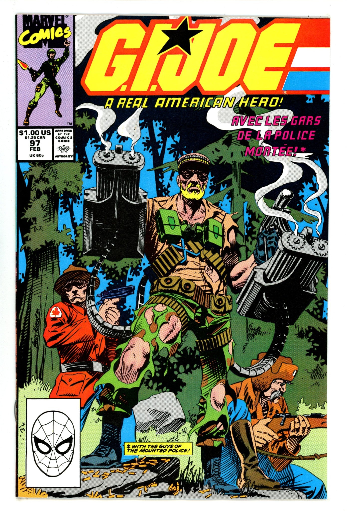 G.I. Joe, A Real American Hero 97 VF/NM (9.0) (1990) 