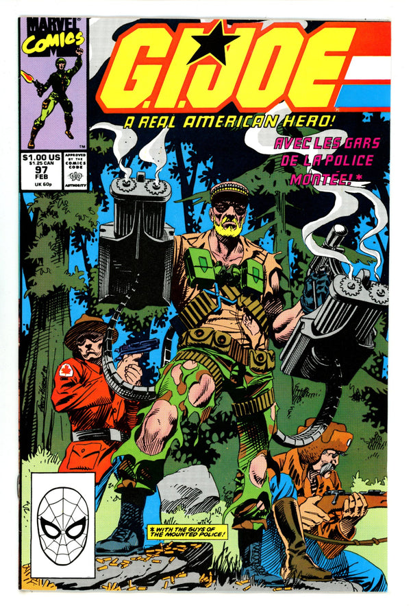 G.I. Joe, A Real American Hero 97 VF/NM (9.0) (1990)