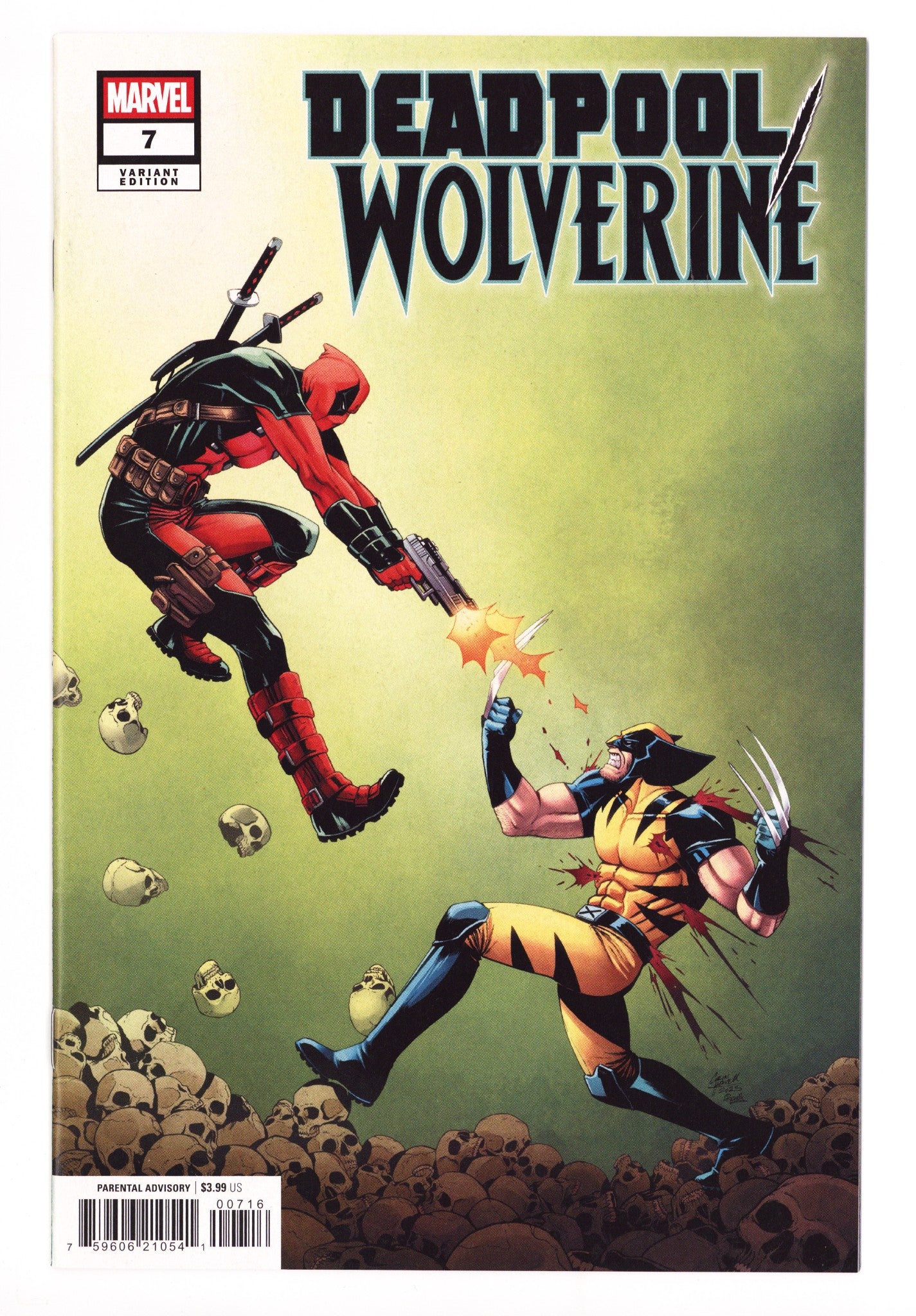 Deadpool / Wolverine 7 NM- (9.2) (2025) Howell Incentive Variant 