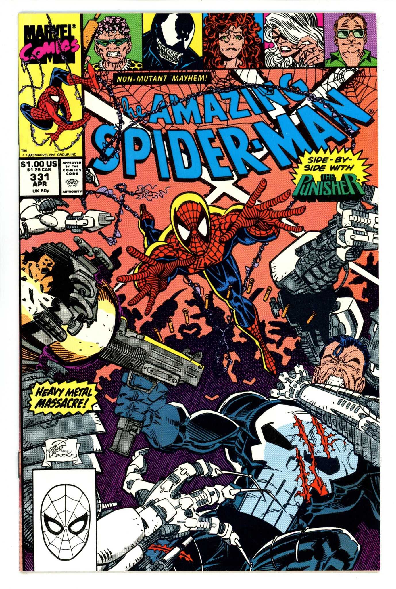 The Amazing Spider-Man Vol 1 331 VF+ (8.5) (1990) 