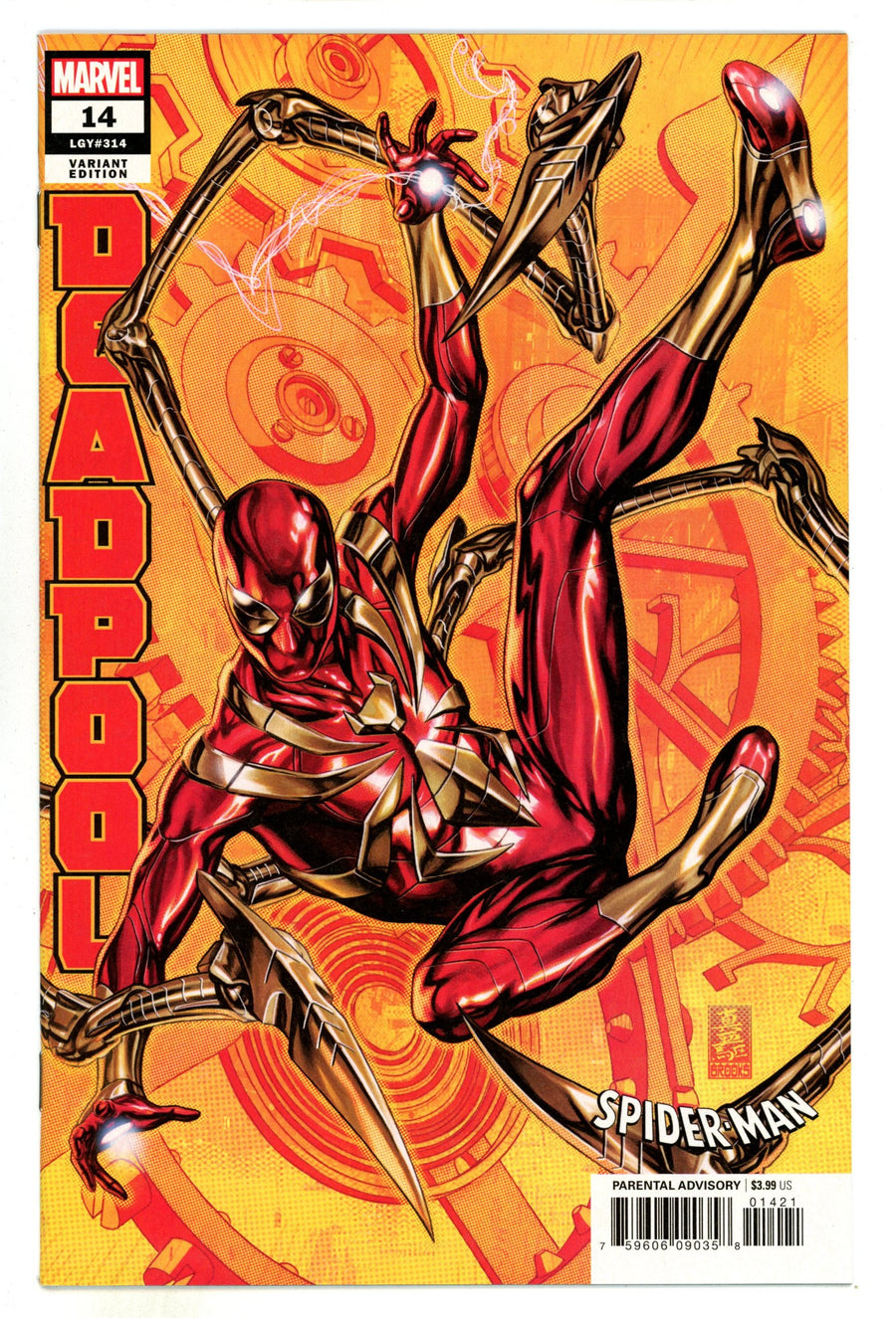 Deadpool Vol 6 14 (314)  High Grade  (2019) Brooks  Variant  