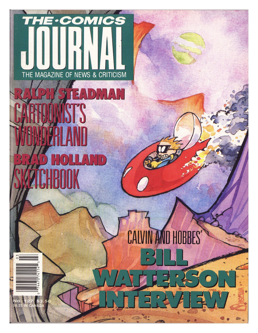 The Comics Journal 127 VF (8.0) (1989) 