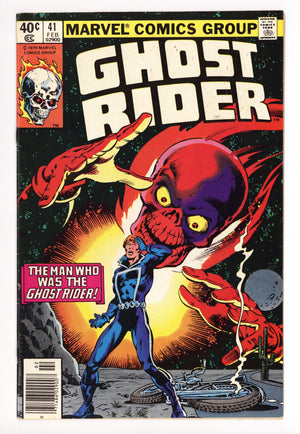 Ghost Rider Vol 1 41 Low Grade (1980) Newsstand 