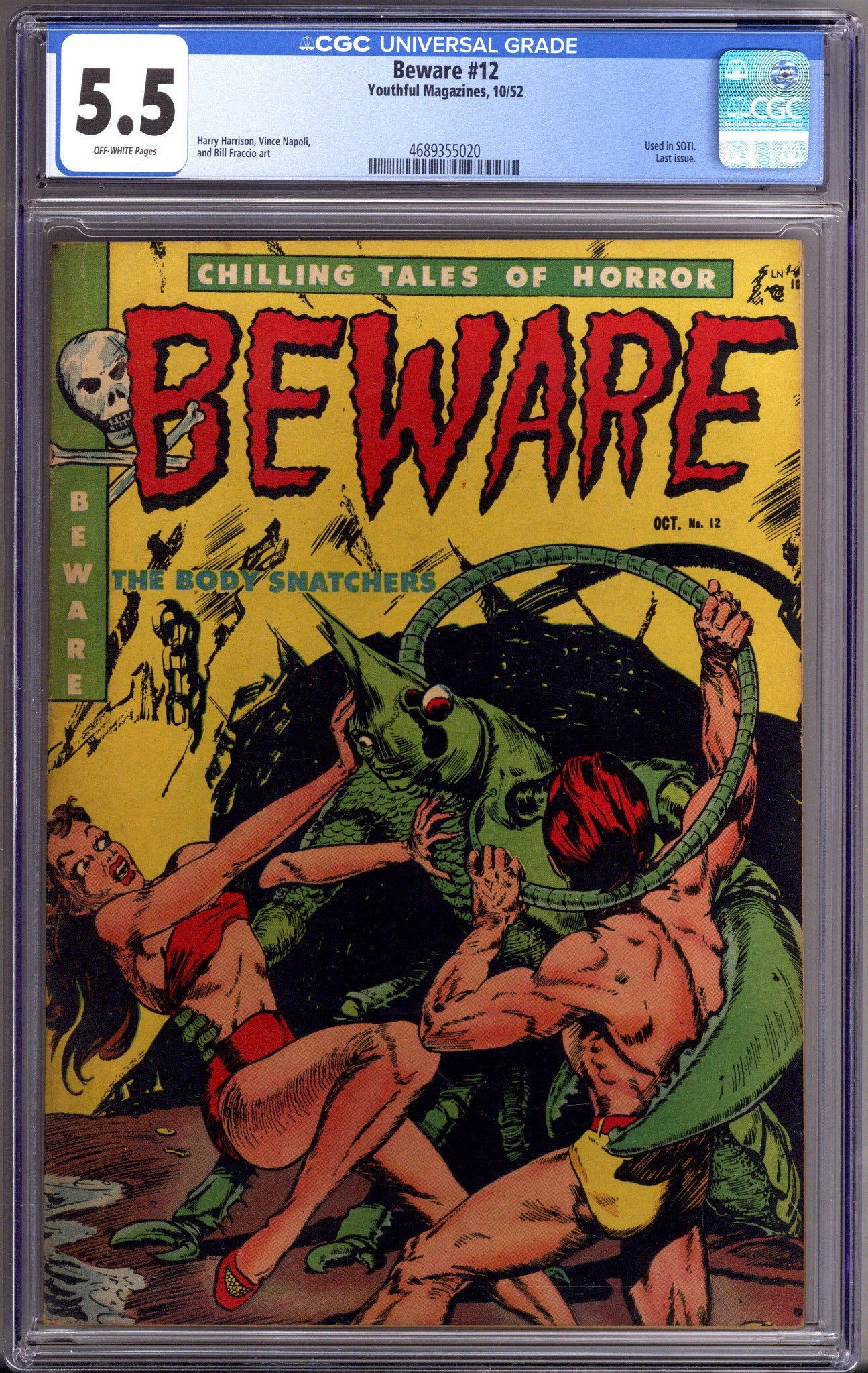 Beware 12 CGC 5.5 (FN-) (1952) 