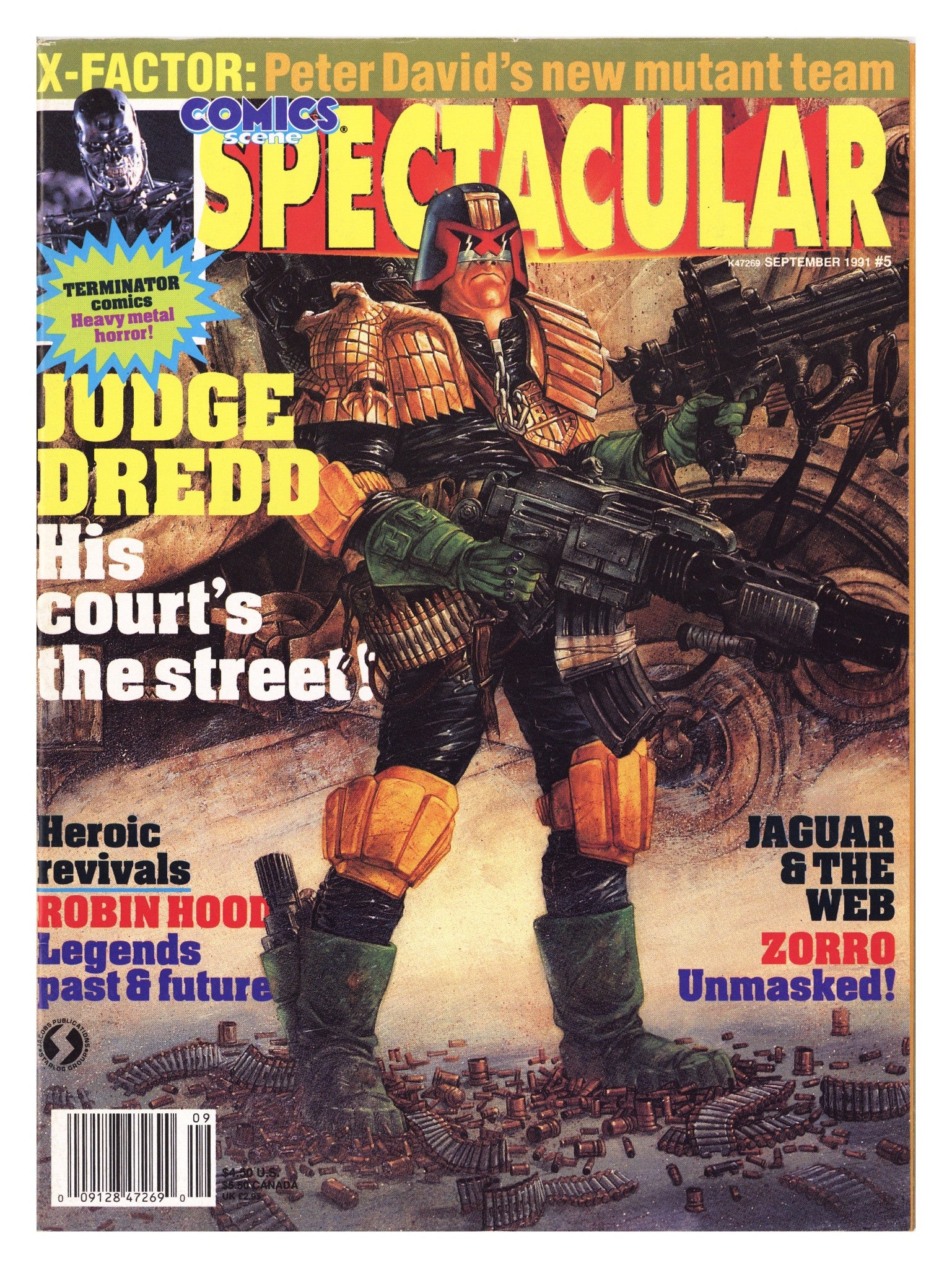Comics Scene Spectacular 5 Mid Grade (1991) Newsstand 