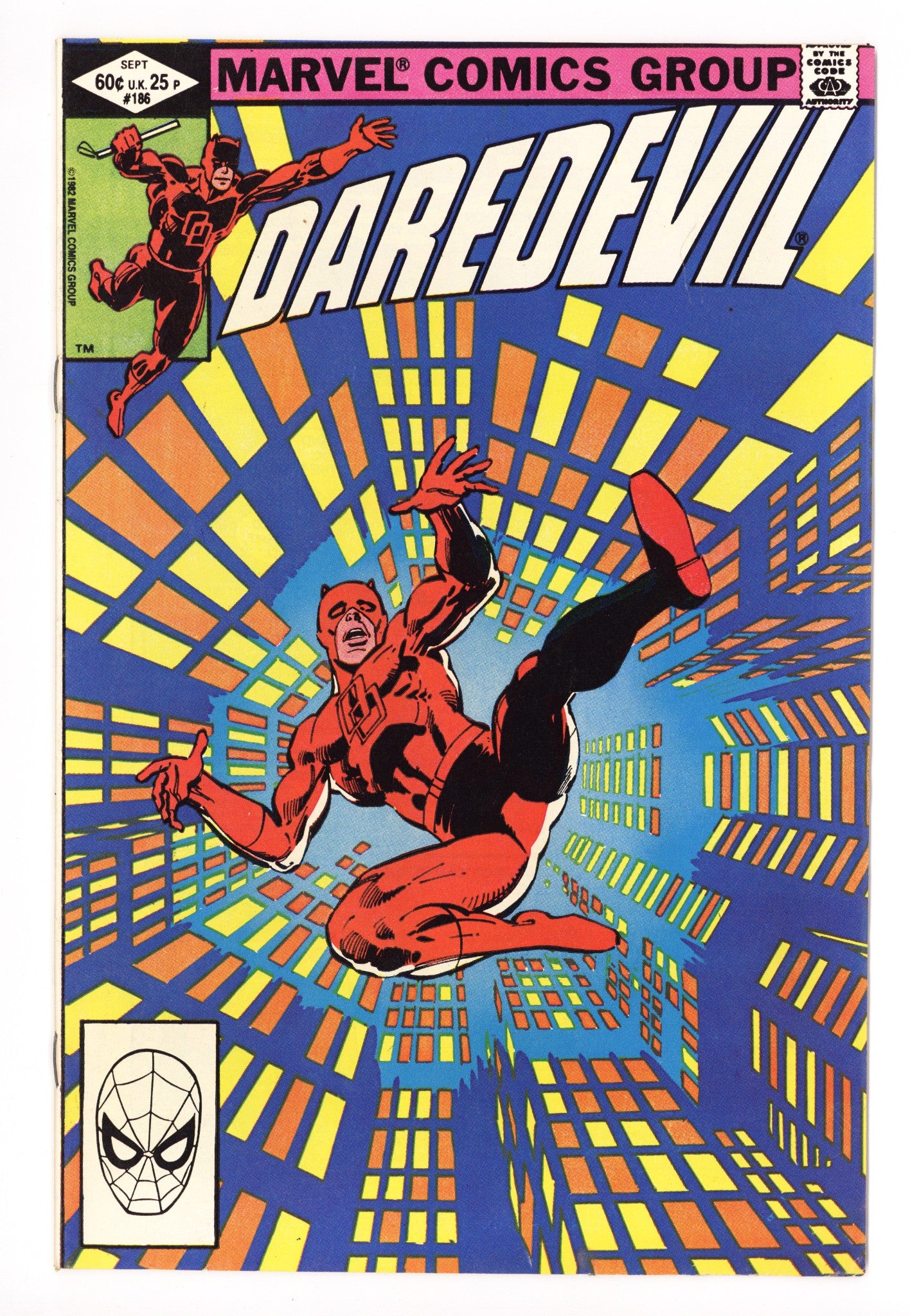 Daredevil Vol 1 186 Mid Grade (1982) 