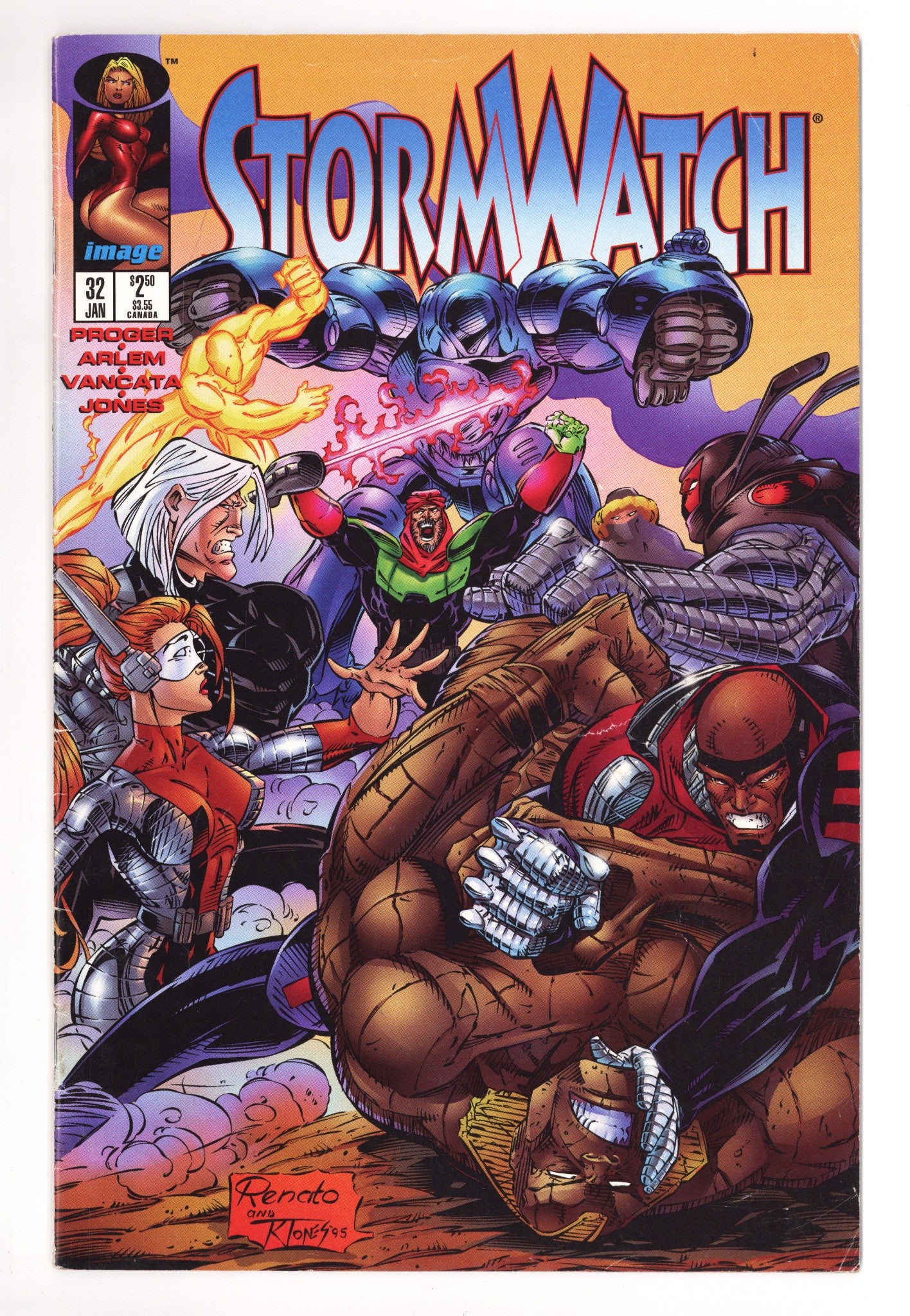 Stormwatch Vol 1 32 Mid Grade (1996) 