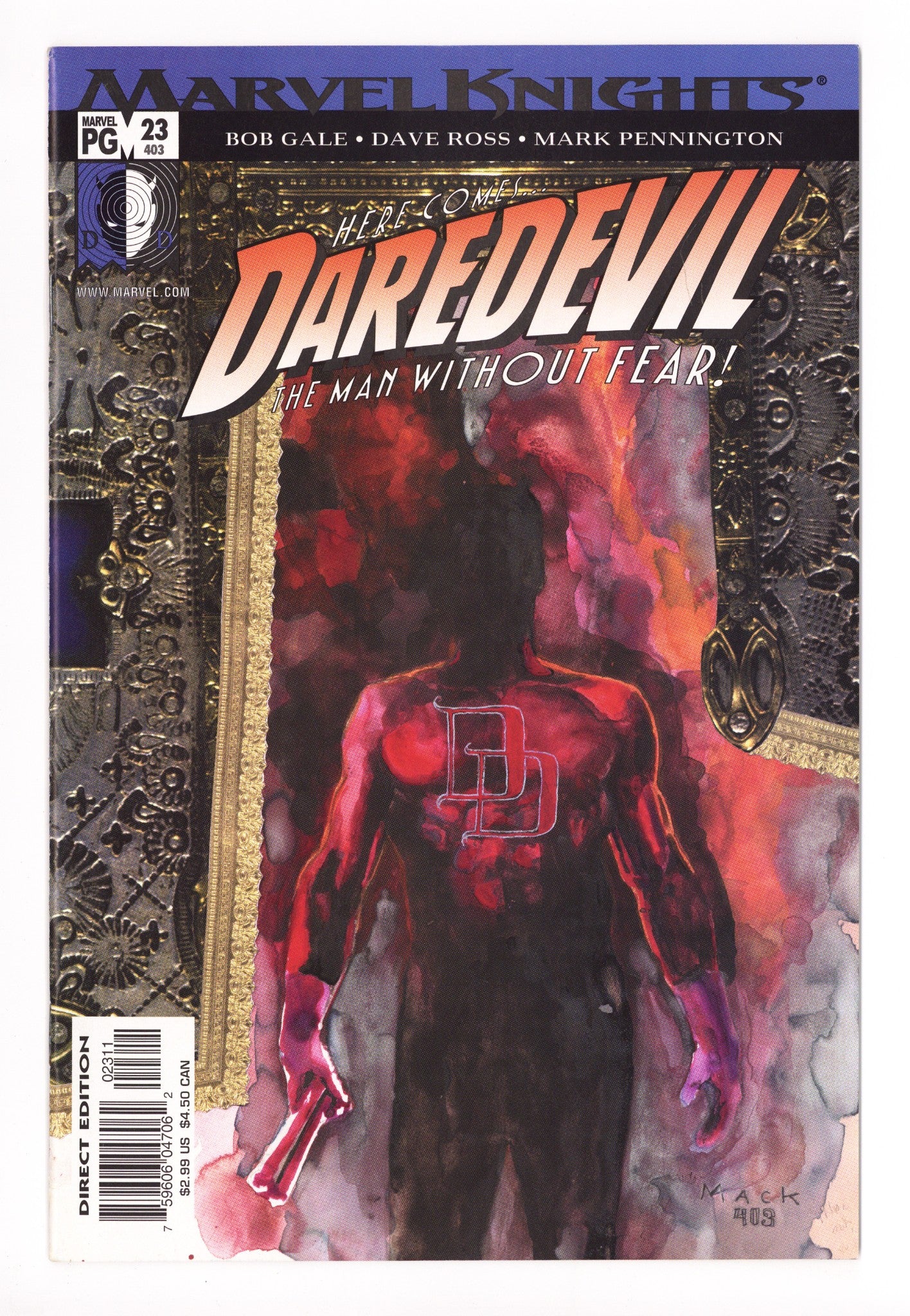 Daredevil Vol 2 23 (403) High Grade (2001) 