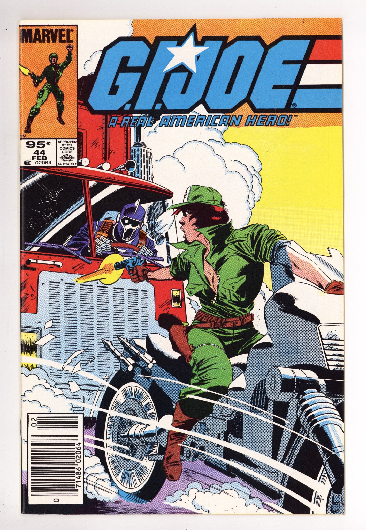 G.I. Joe, A Real American Hero 44 NM- (9.2) (1986) Canadian Price Variant 