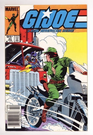 G.I. Joe, A Real American Hero 44 NM- (9.2) (1986) Canadian Price Variant