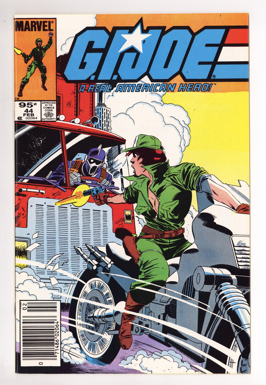 G.I. Joe, A Real American Hero 44 NM- (9.2) (1986) Canadian Price Variant 