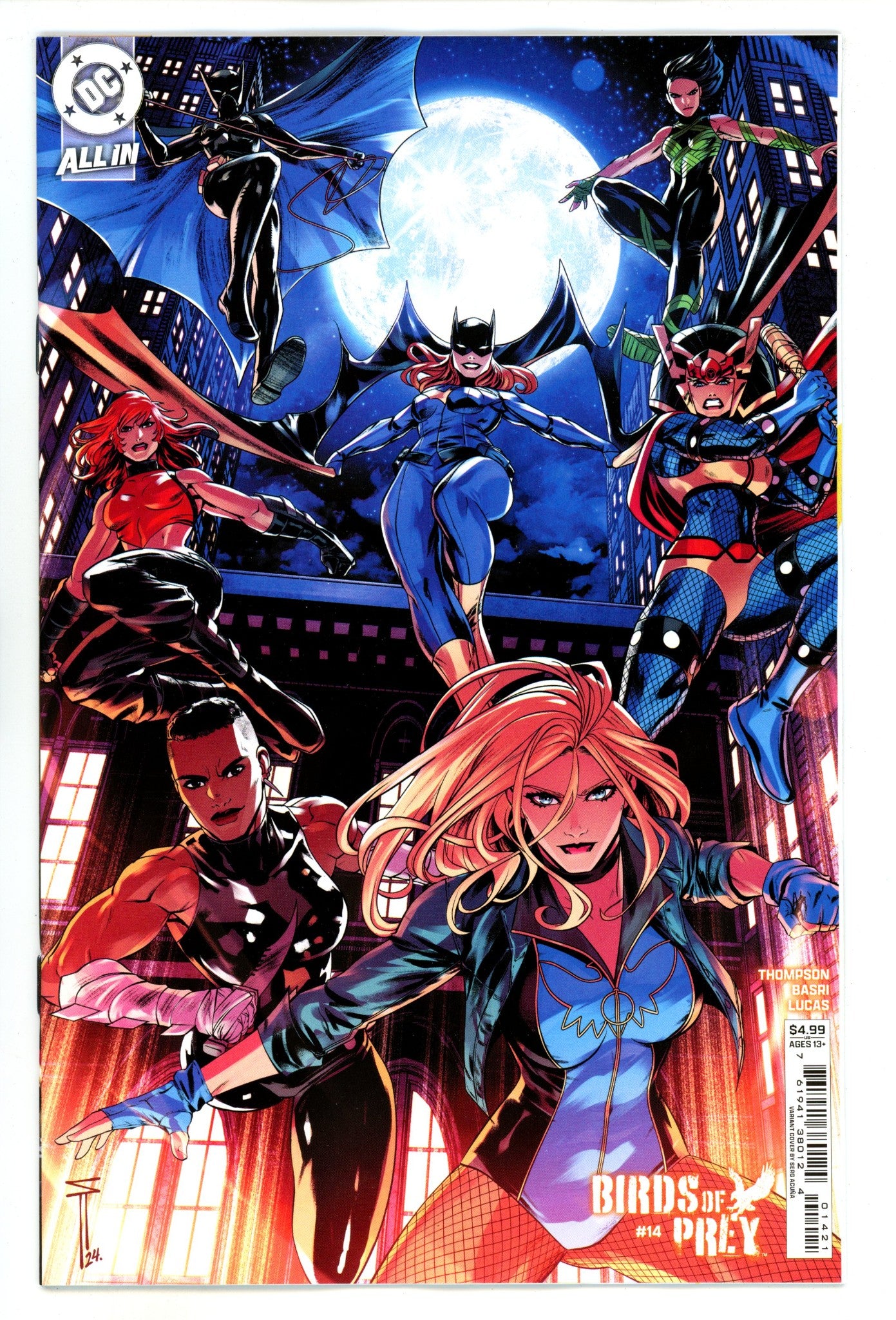 Birds Of Prey Vol 5 14 Acu??a Variant (2024)