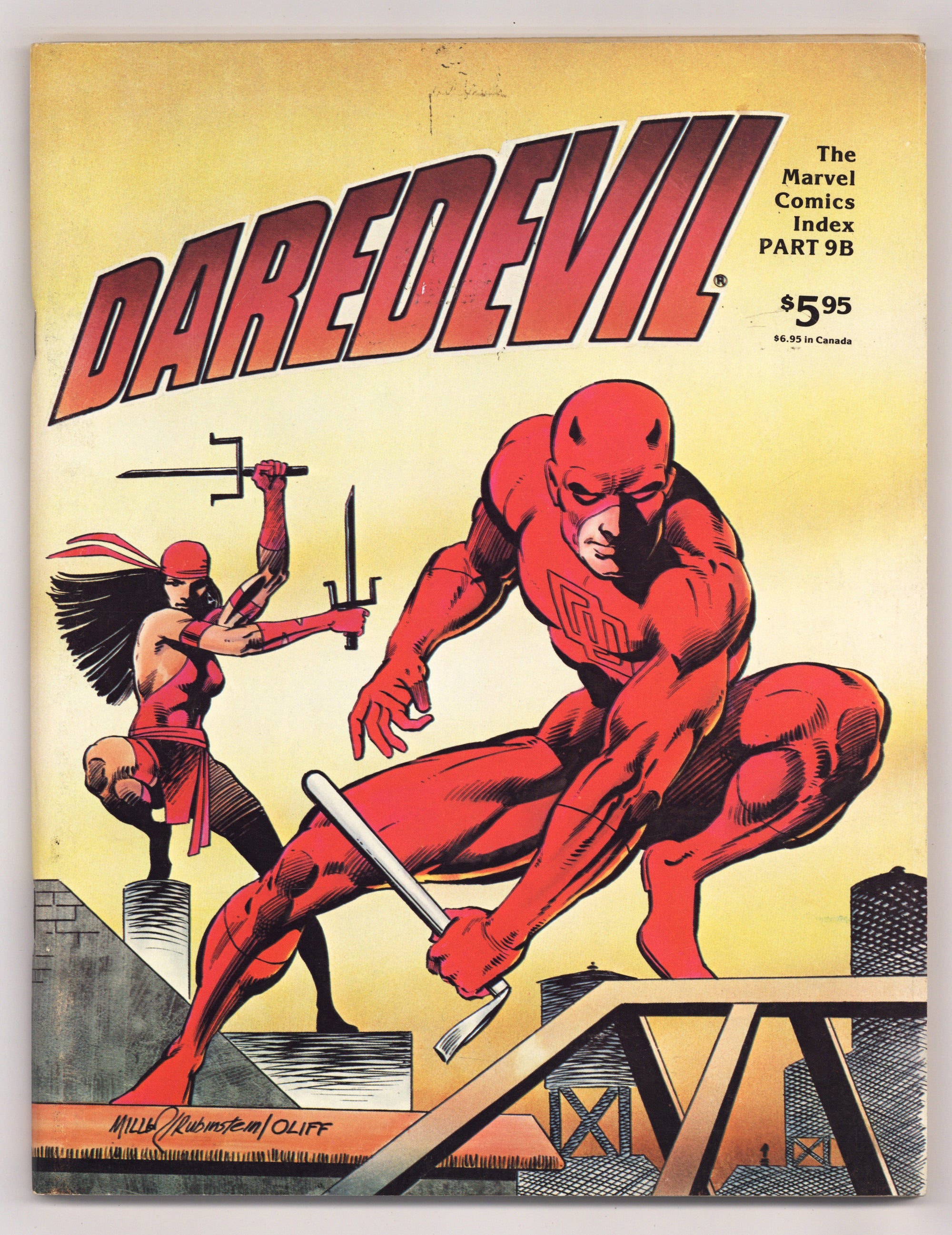 The Marvel Comics Index 9B Low Grade (1982) 