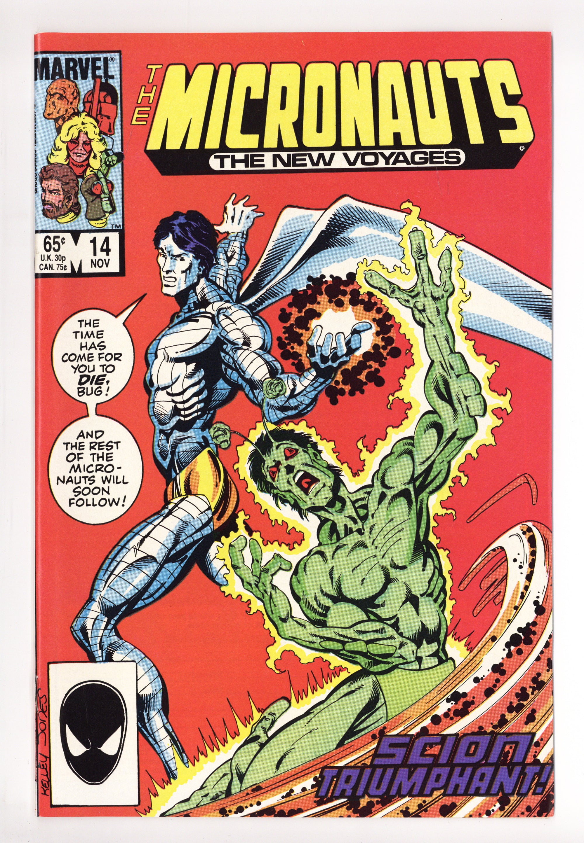 Micronauts Vol 2 14 High Grade (1985) 