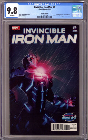 Invincible Iron Man Vol 2 9 CGC 9.8 (NM/M) (2016) Turcotte Variant