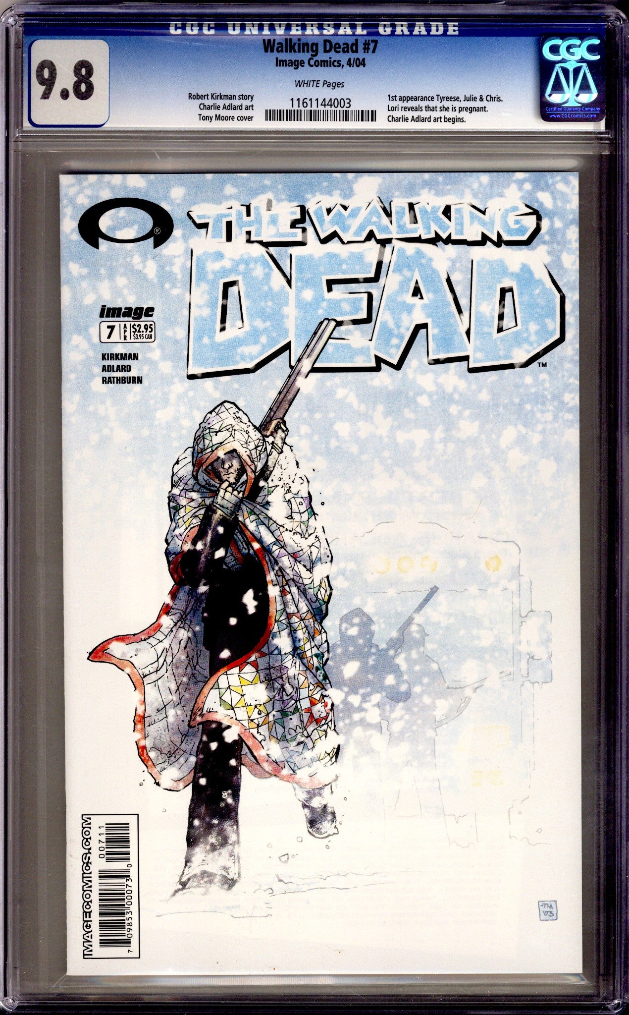 The Walking Dead 7 CGC 9.8 (NM/M) (2004) 