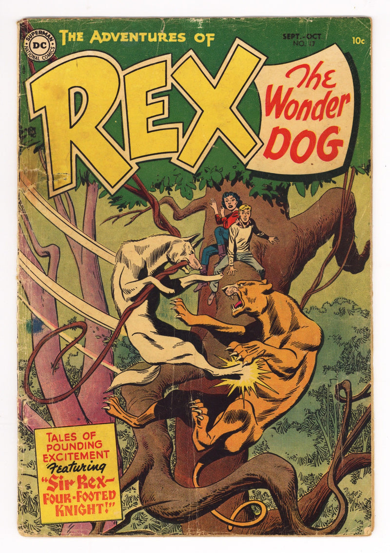 The Adventures of Rex the Wonder Dog 17 GD+ (2.5) (1954) 