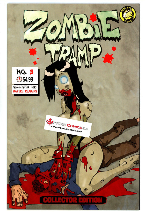 Zombie Tramp Origins 3 NM- (9.2) (2017) Replica Risque Variant