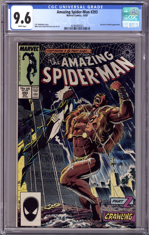 The Amazing Spider-Man Vol 1 293 CGC 9.6 (NM+) (1987)