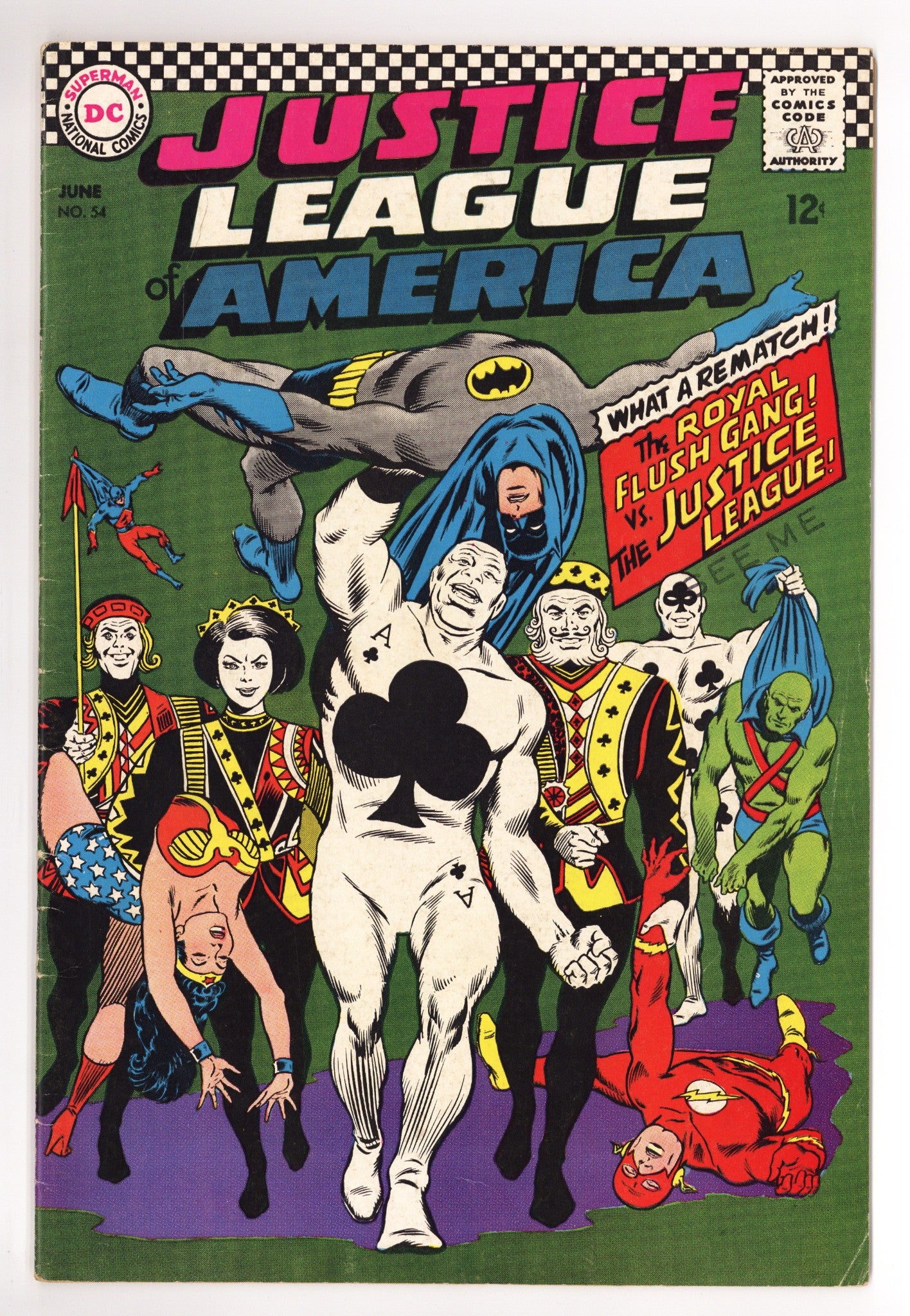 Justice League of America Vol 1 54 FN- (5.5) (1967) 