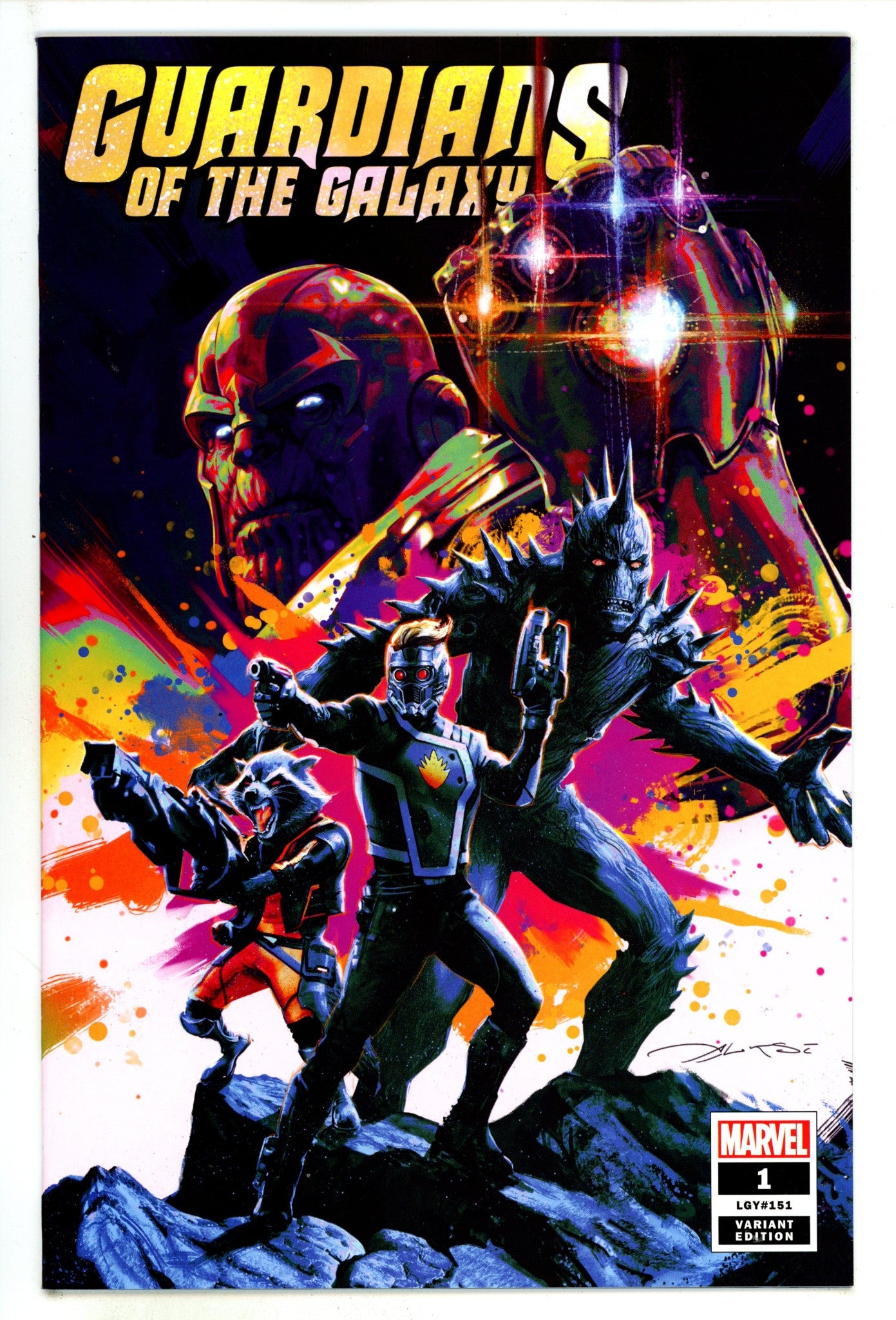 Guardians of the Galaxy Vol 5 1 (151) NM (9.4) (2019) Briclot Exclusive Variant 