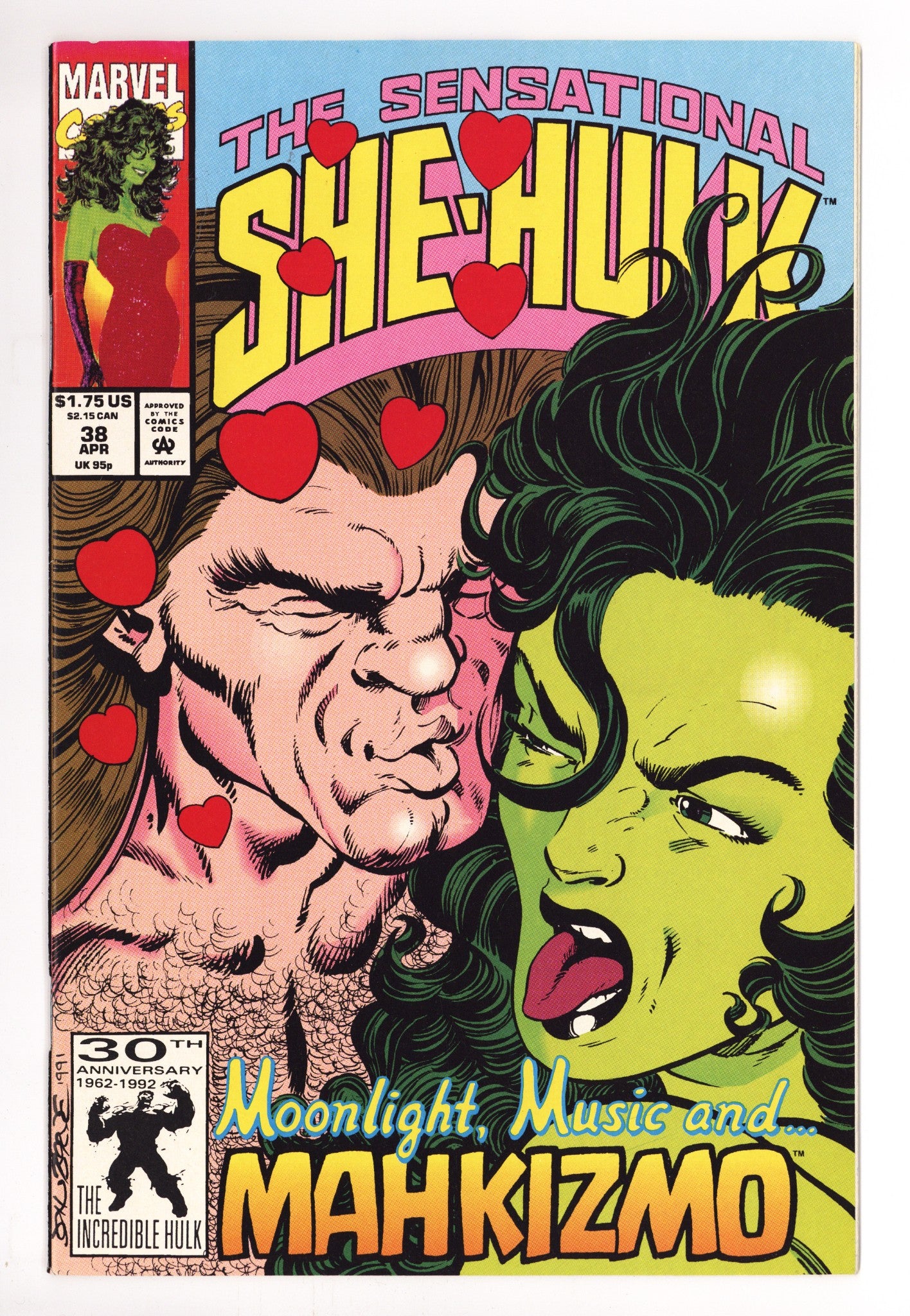 The Sensational She-Hulk 38 Mid Grade (1992) 