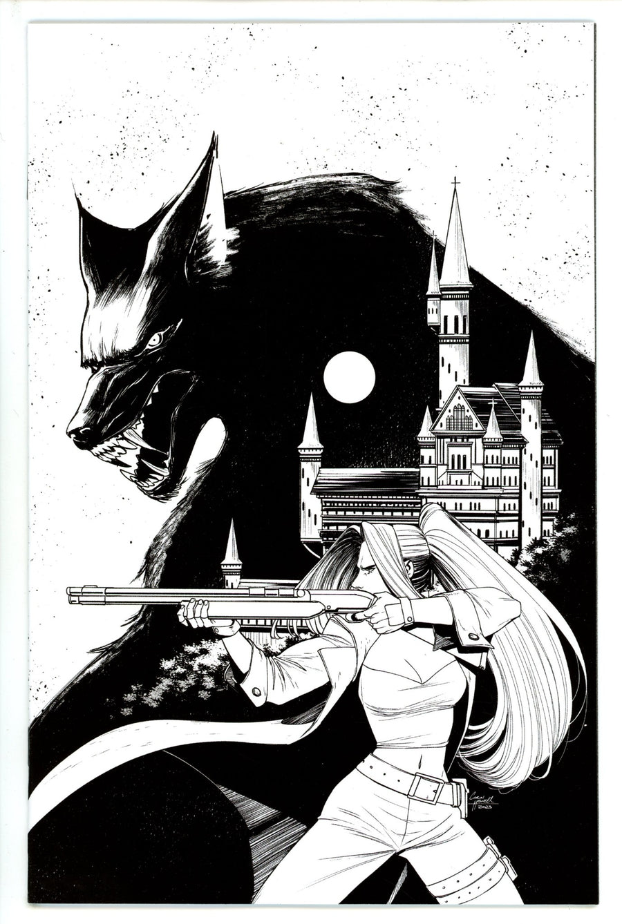 Werewolf by Night Vol 4 1 Howell B&W Virgin Incentive Variant NM (2023)