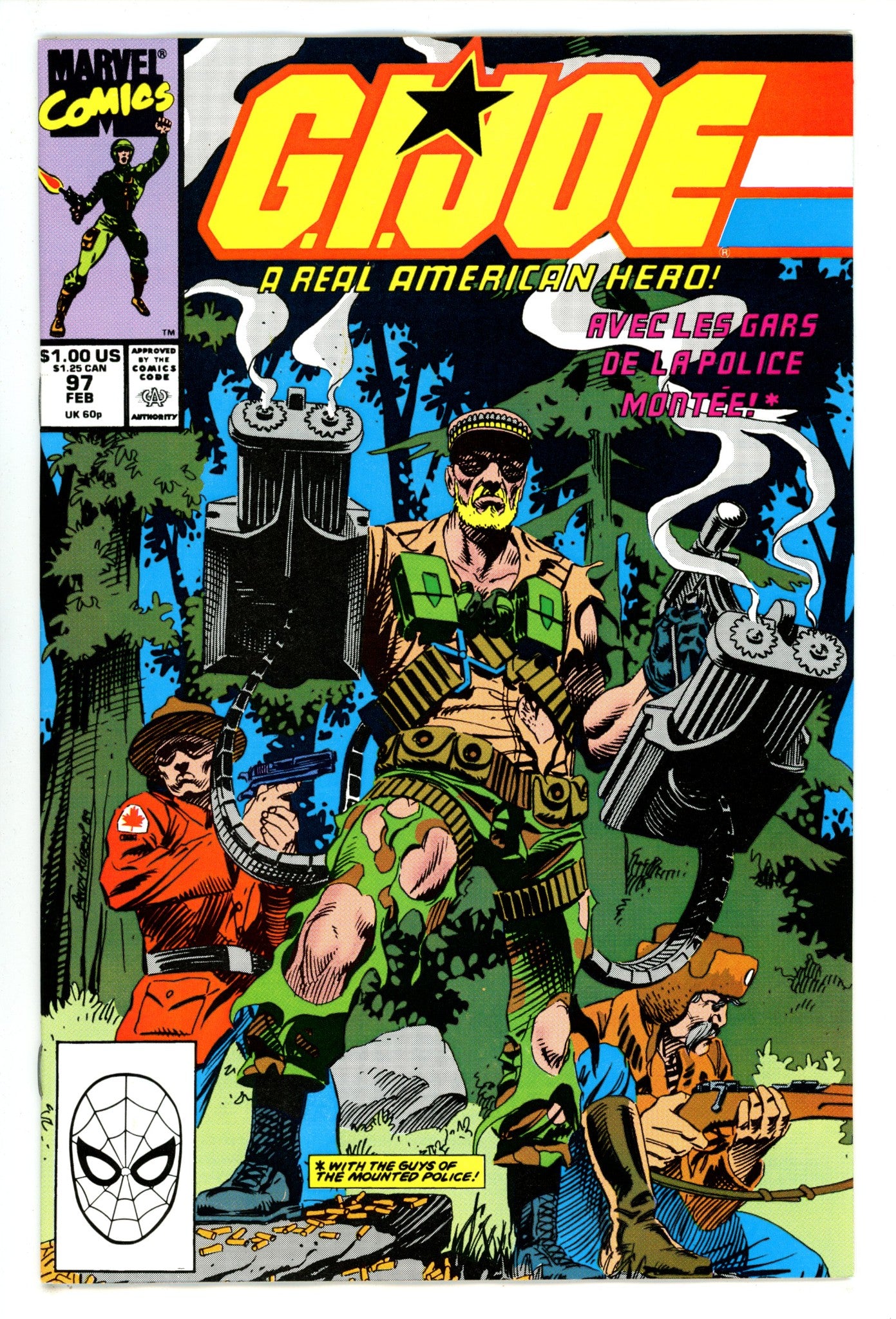 G.I. Joe, A Real American Hero 97 NM- (9.2) (1990) 