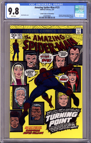 Amazing Spider-Man 121 CGC 9.8 (NM/M) (2022) Foil La Mole Comic Con Exclusive Variant
